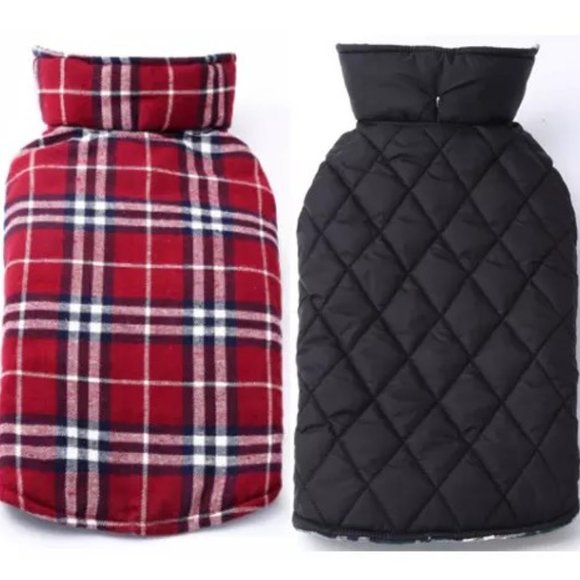 XSmall-Dog Waterproof/ Windproof Reversible Jacket - Picture 4 of 9